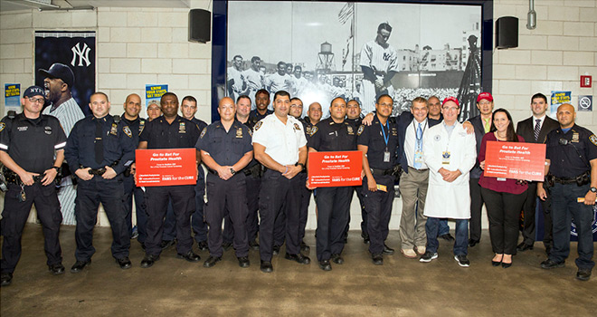 Fans for the Cure hosted a PSA Screening at Yankee Stadium