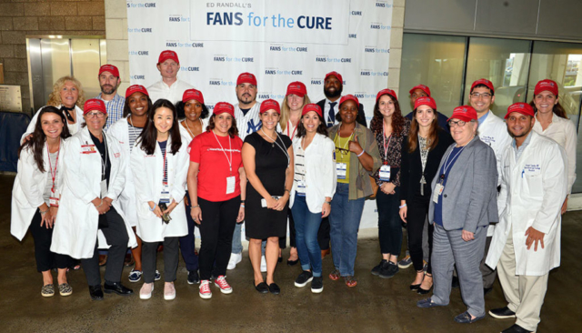 The medical team at the free PSA screening at Yankee Stadium