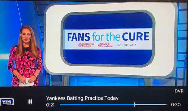 NY Yankees support virtual prostate cancer screening