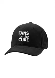 A Fans for the Cure adjustable baseball cap