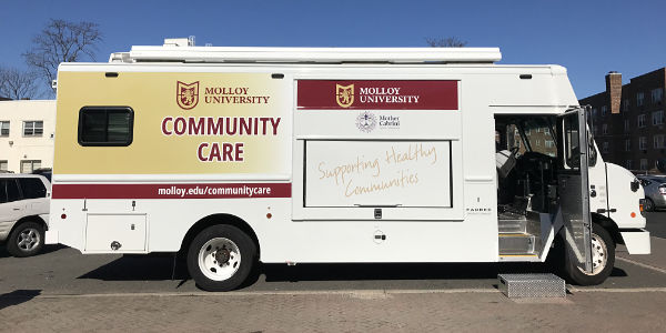 Molloy University Community Care mobile van