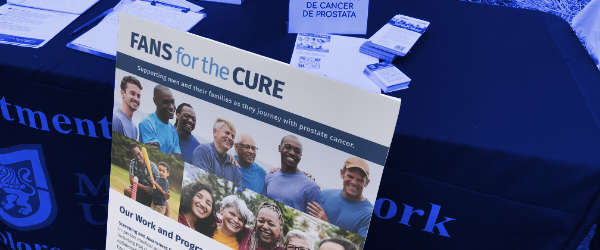 In-person health fairs and screenings with Fans for the Cure