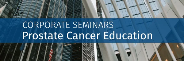 Corporate offices, where education and prostate cancer seminars can be held