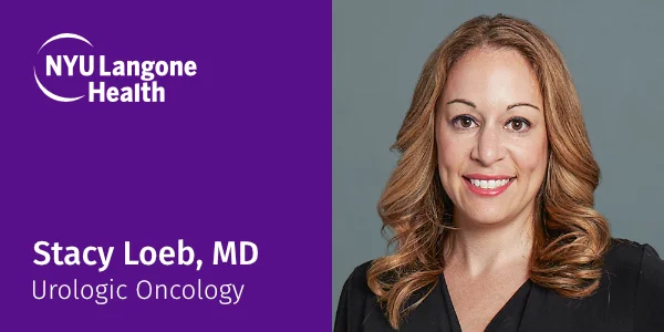 Dr Stacy Loeb with NYU Langone Health