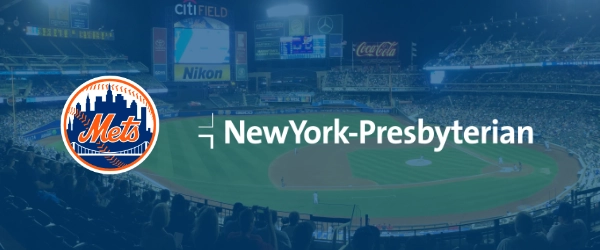 The Mets and NewYork-Presbyterian logos